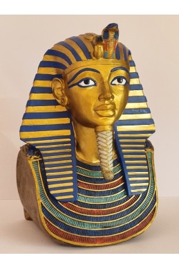 Статуетка глава на Тутанкамон цветна