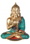 Статуетка на Буда в тибетско будистки стил 
във Витарк Мудра
