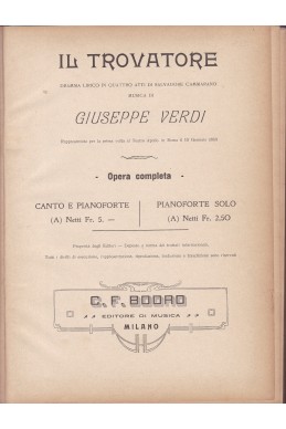 Il Trovatore - Opera Completa