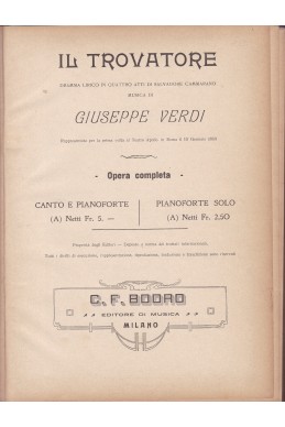 Il Trovatore - Opera Completa