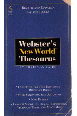 Webster's new world thresaurus
