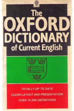 The Oxford dictionary of current english