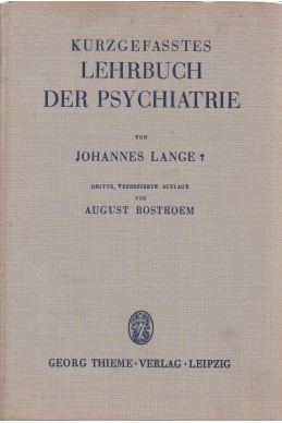 Kurzgefasstes Lehrbuch der Psychiatrie