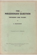 The Macedonian Question, Yesterday and To-day